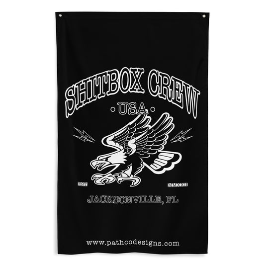 Eagle Shitbox Crew Flag - Vertical