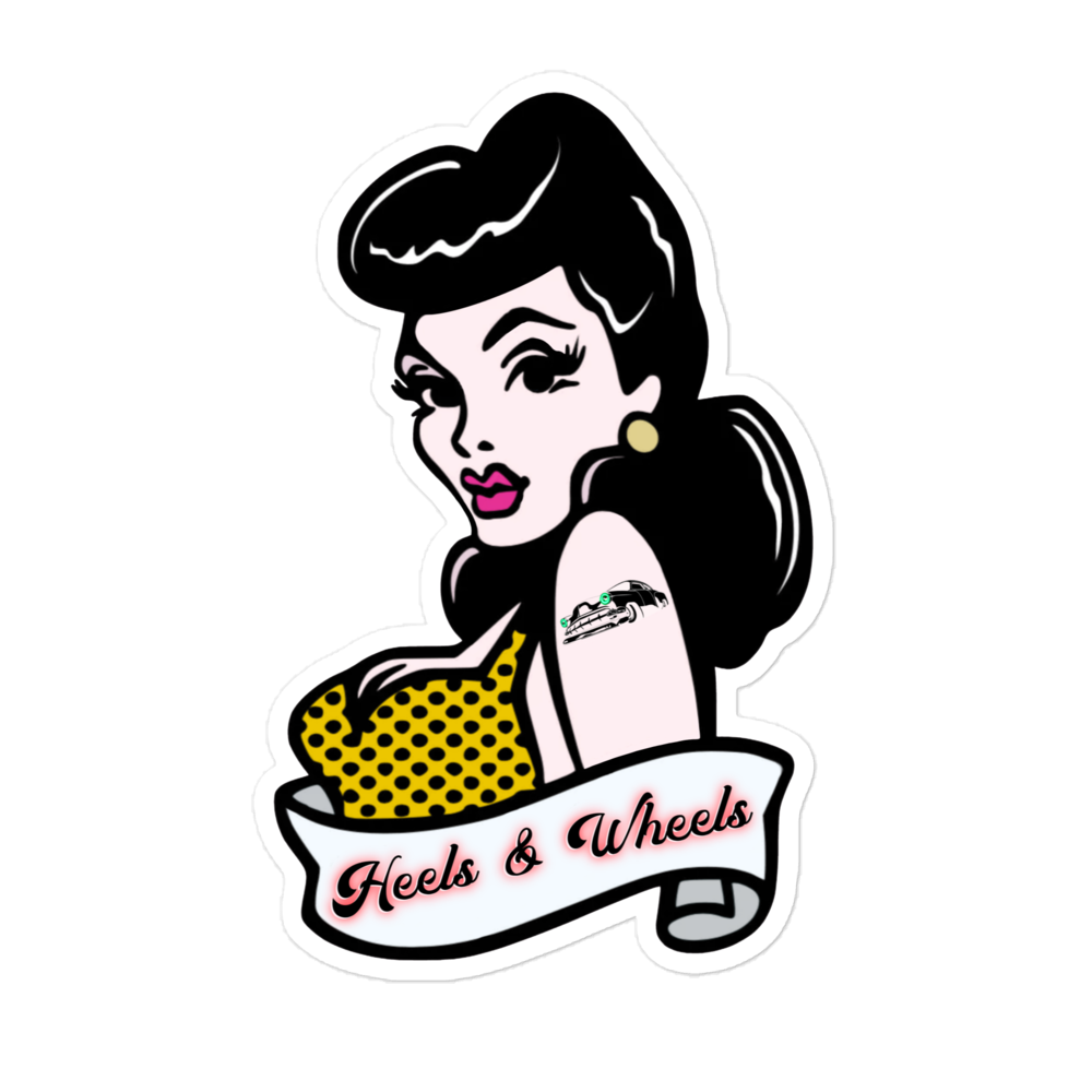 Heels n Wheels - Sticker