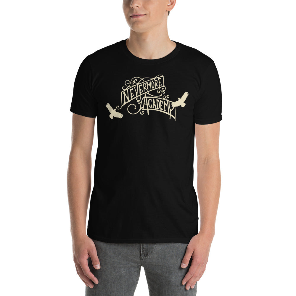 Mens - Wednesday - Nevermore Academy - T-Shirt - Front only