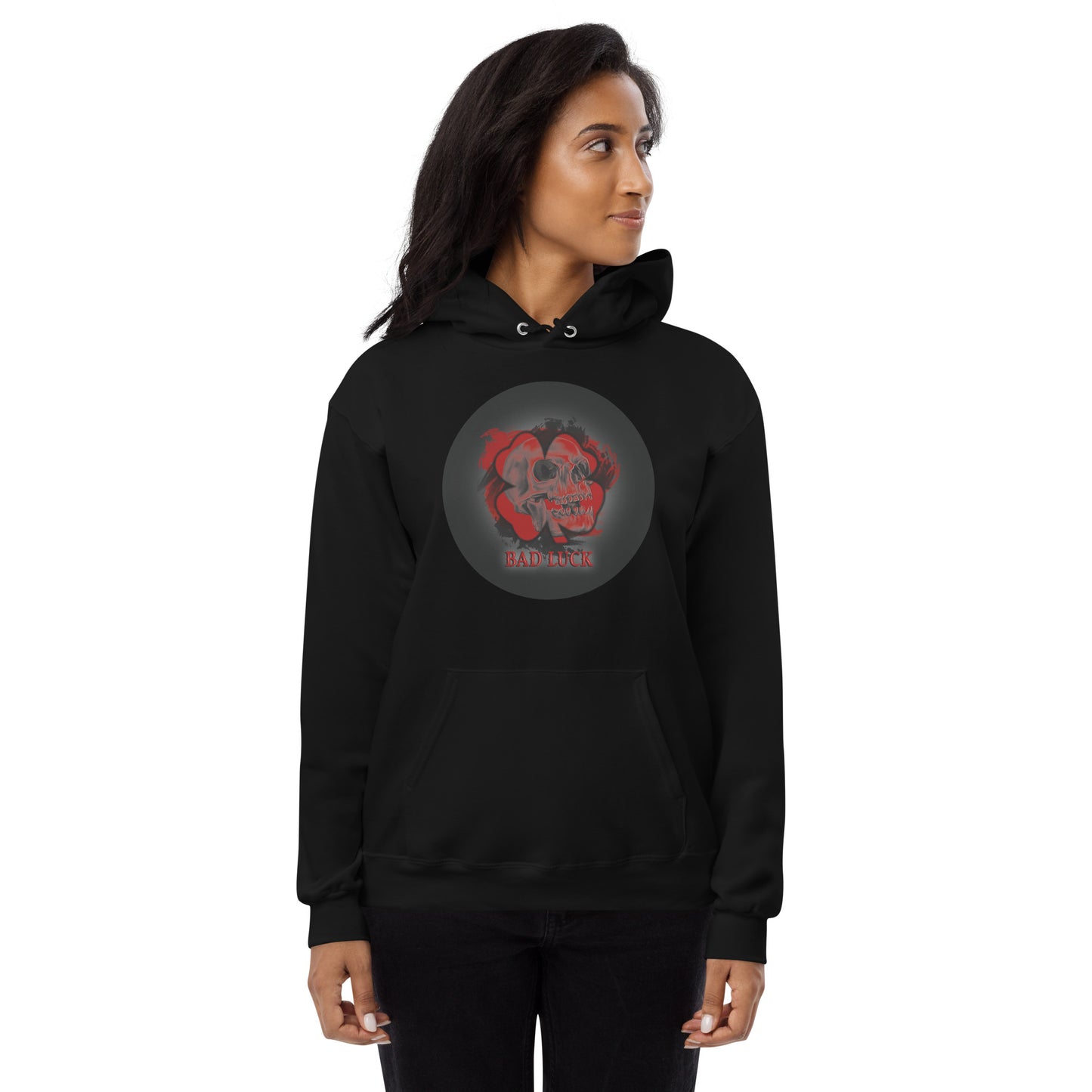 Womens Bad luck - lightweight hoodie