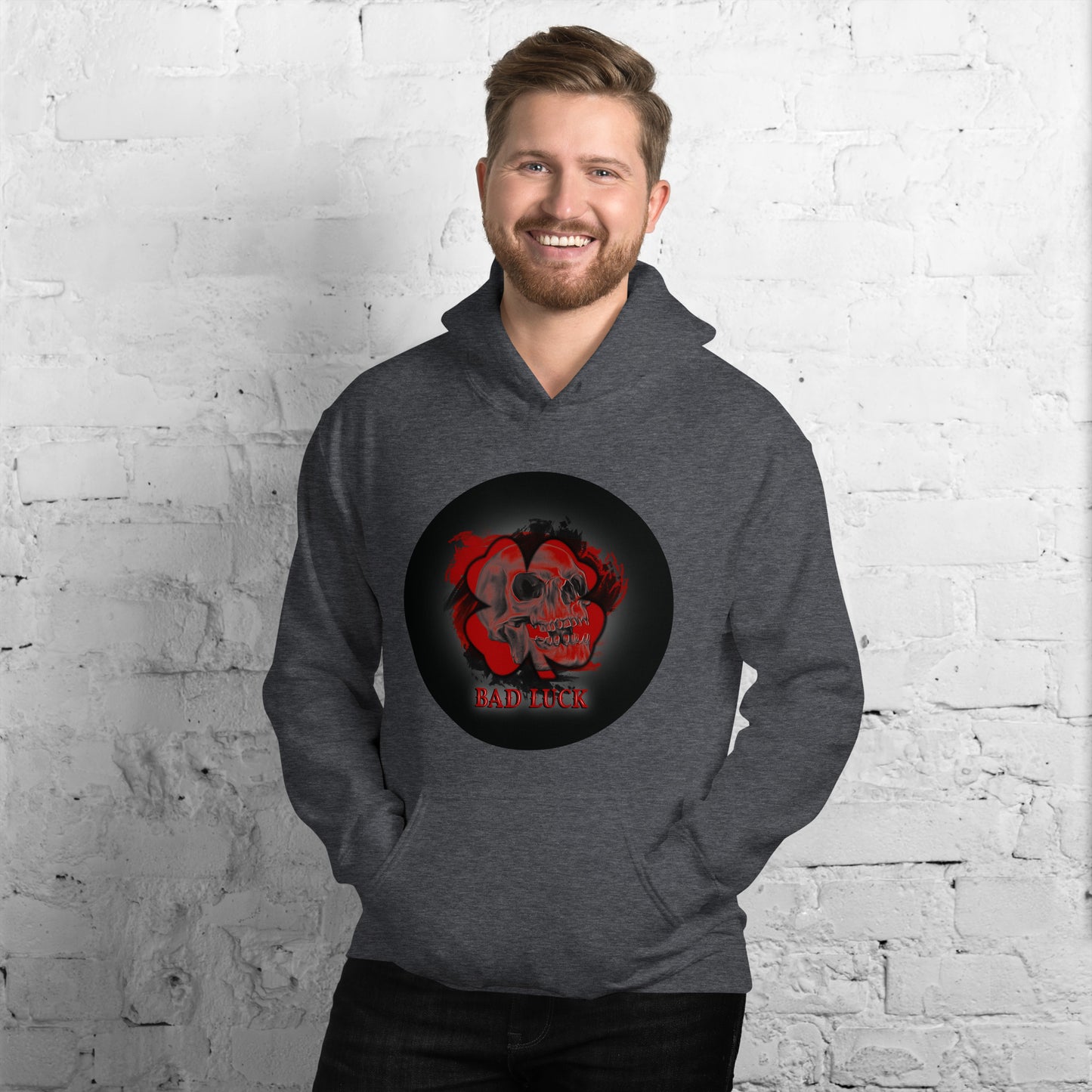 Mens Bad luck - Hoodie