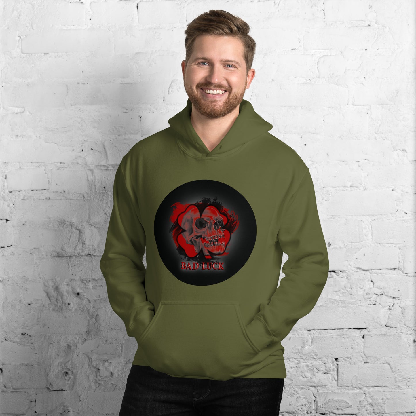 Mens Bad luck - Hoodie